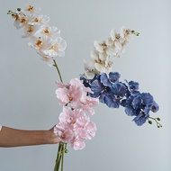 Premium Artificial Flower Orchid 3D Cab9 Cymbidium Decorative/ Plastic Plants