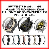 Huawei Watch GT5/GT5 PRO PC+TEMPERED GLASS Case Huawei GT5 46MM Cover Huawei Watch GT5 PRO 46MM Full