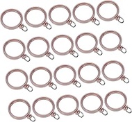 Abaodam 80 pcs curtain pull ring shower curtain hooks black hook shower rod hooks curtain hooks rings plastic curtain clips curtain suspender buckle Curtain Hanging Circles Roman Rod Ring