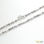 意大利 S925純銀 20 吋花輪筒銀鏈 銀吊鏈 銀項鏈 銀掛鏈