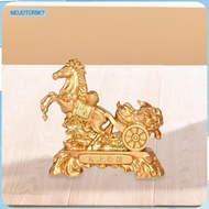 [mojotorw7] Lucky Horse Statue Feng Shui Figurine Collectible Table Centerpiece Lucky Wealth