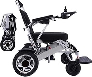 Lightweight Fold Foldable Portable Deluxe Powerful Dual Motor Compact Mobility Aid Wheel Chair - Weighs Only 26Kg With 2 Batteries