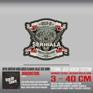 31132 WOLF BS-81 PATCH EMBROIDERY LOGO/ EMBLEM