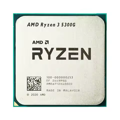 R3 5300G AMD Ryzen 3 5300G New 4GHz Four-Core Eight-Thread for AM4 but without cooler
