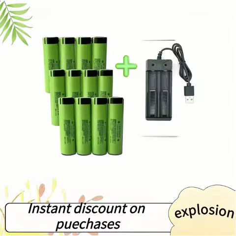 100% Rechargeable lithium battery 18650 Battery 3.7V 3400mAh 34B pour lamp de poche chargeur USB ori