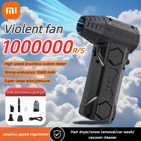 Xiaomi x11 Powerful Jet Blower 1000000RPM High Speed Brushless Motor 10000mAh Violent Turbo Fan Port
