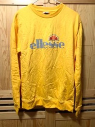 ellesse 黃色 抓毛衛衣