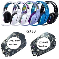 Original PCB spare part For Logitech G733 Game headphones replacement motherboard charger board repa