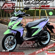 (COD) TERBARU Decal Sticker Honda Beat DELUXE STREET 2020 2021 2022 2023  Full body - Stiker Skotlet Modifikasi Variasi Beat Fi New ISS CBS Terbaru Fullbody Desain Gradasi Warna Thailock Thailand Icon 23.03