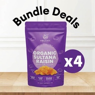 ORGANIC FIELDS Organic Sultana Raisin (250g) | Origin from Turkey