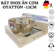 Stainless steel bowl, heat-resistant stainless steel bowl, insulated bowl, OYATTON thermos bowl. sta