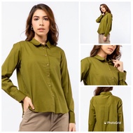 KEMEJA Basic Loose Blouse Original Etcetera Basic Shirt/