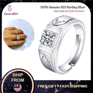 [READY STOCK] Cincin Lelaki Adjustable Men Ring Silver 925 | MAR15