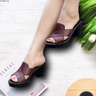 Women thick high Heels sandals perempuan kasut 6cm heels