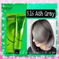 Ash Gray / Ash Grey 8.16 Bremod Hair Color 8.16 Ash Gray Hair Color with oxidising cream