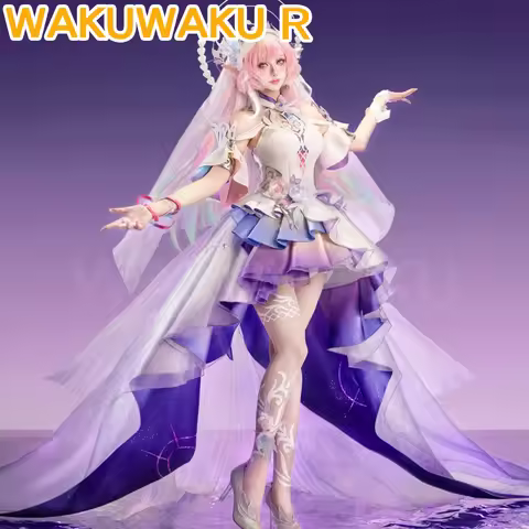 IN STOCK Cyrene SP Cosplay Costume Game Honkai: Star Rail WakuWaku-R HSR Women Cute Dress Cyrene Hal