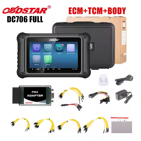 OBDSTAR DC706 ECU Tool for Car and Motorcycle with ECM+TCM+BODY ECU Clone by OBD or BENCH Full Versi