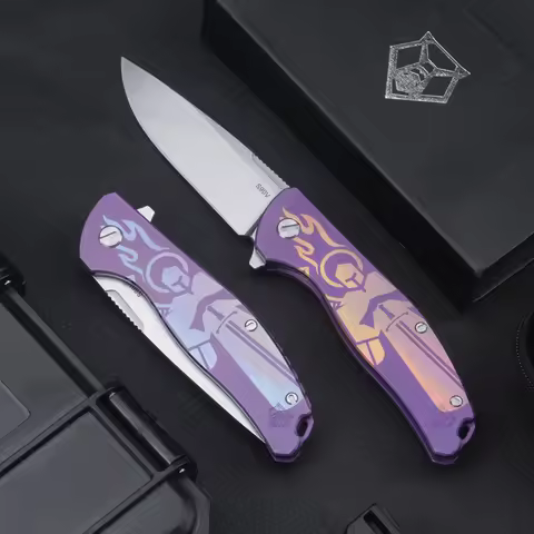 CPM ultra-high wear-resistant corrosion-resistant folding knife exquisite multi-functional portable 