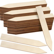 Wooden Tablet Proofing wooden Gardening Signs Flower Signs Blank DIY Multi-Specification Shape Label