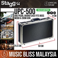Stagg UPC-500 ABS Pedal Board Case fits Boss ME80 & Zoom G5n