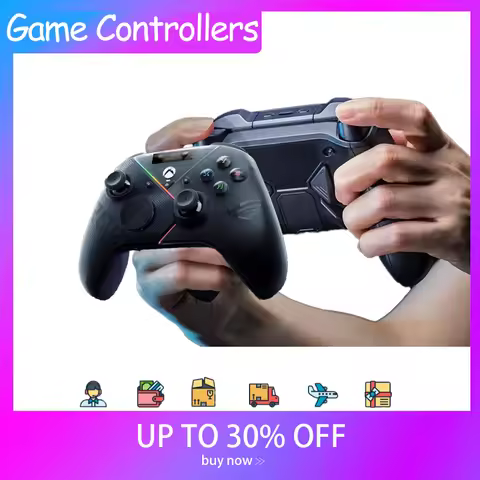 Rog 2.4G Wireless Raikiri Pro Pc Gamepad Versatile Connectivity Oled Game Controllers Suitable For X