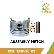 Piston Assy Assembly Aircooled Diesel Engine 195F 18HP 20HP