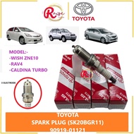 Original Toyota Iridium Spark Plug 90919-01221 Wish ANE10 Caldina AZT24 Rav4 ACA ISIS Gaia Noah Voxy (SK20BGR11)