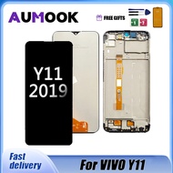 AUMOOK 6.35" Original For Vivo Y11 2019 1906 LCD Display Touch Screen Digitizer Assembly Replacement