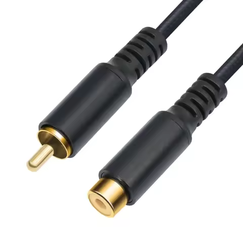 1.8M/3metre/6m RCA Extension Cable Male to Female Audio AV Cable RCA Video Wire Aluminum Alloy Cord 
