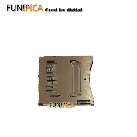 Original New Camera SD Memory Card Slot Holder For Canon 200D For EOS Kiss X9, Rebel SL2 Mainboard R