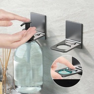 MERCUR Durable bathroom kitchen wall clamp soap bottle holder, detergent bottle holder, shampoo rack, shower gel shelf without punching