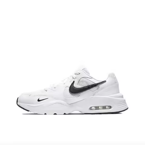 Nike Air Max Fusion Men's Running Shoes, Light Weight, Budget-Friendly, Casual Sneakers, White/Black
