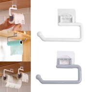 100 Cloths+Kitchen Self-adhesive Towel Holder/ Hanging Toilet Paper Roll Shelf/ Cabinet Tissue Stora