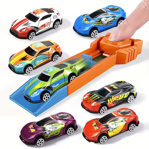 Mini Metal Track Launcher, Competitive Racing Game Developing Fine Motor Skills, Best Christmas Birt