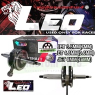 LEO RACING CRANKSHAFT Y15ZR LC135 5S JET 3.5MM 4.8MM 8MM +7MM +9.6MM +16MM JACK ROD JET STROKE FORGE