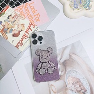 🔥ส่งจากไท🔥bearbrick มันเงา เคส for iPhone XR body 14Pro 13Pro เคสไอโฟน Xr บอดี้ 13Pro 14 pro case แฟ