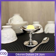 Stainless Steel Fruit Ice Cup Ice Cream Cup Minimalist Ice Cream Cup Cafe Coffee Cup Unique Dessert 