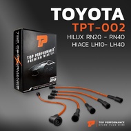 สายหัวเทียน TOYOTA HILUX RN20 - RN40 / HIACE LH10 - LH40 - TOP PERFORMANCE MADE IN JAPAN - TPT-002 -