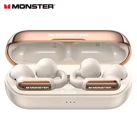 Monster AC601 OWS Bluetooth Gaming Earphones ENC Call Noise Cancelling Earbuds with Mic 36h Long Sta