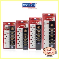 Morries 6M 3/4/5/6 Way Extension Cord (With Surge)