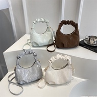 New Style Cloud Bag Pleated Small Bag Ladies Portable Messenger Bag High-End Cloud Small Bag