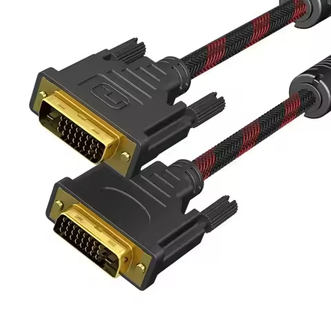 DVI To DVI Cable DVI-D 24+1 Male To Male Computer Monitor Projector Cable Video TV Monitor Computer 