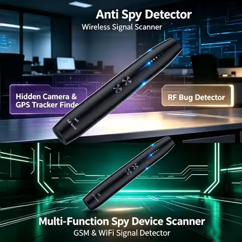 Hidden Camera RF Detector Pen Security Protection RF Signal Eavesdropping Cam Spy Gadgets Wireless S