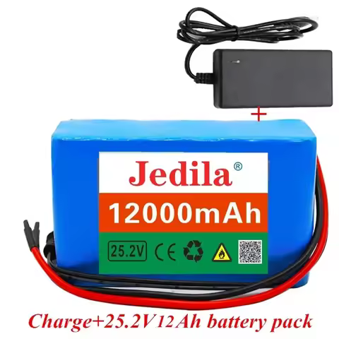 6s2p 24V 12.0Ah 18650 Lithium-ion Battery Pack 25.2v 12000mAh Lithium-ion Battery Pack with BMS + Ch