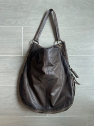 Vera Pelle Brown Leather Bag