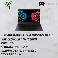 RAZER BLADE 15 I7-11800H 16GB 1TB SSD RTX3060 GAMING LAPTOP