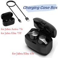 Replacement Charging Box for Jabra Elite 75T Earbuds Charger Case for Jabra Active 75t Earphone Cover Jabra Elite 65t Protective Sleeve Earphone Accessories