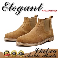 CODMen Boots Luxury Elegant Chelsea Ankle Boots Men Cow Suede Leather  Boots Men Martin Boots High Q