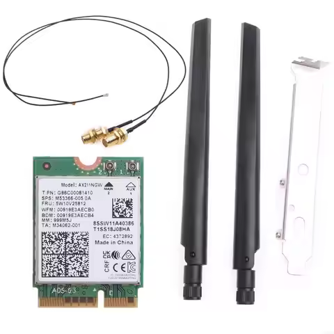 N84B WiFi 6E Desktop AX211NGW Expands WiFi 5GHz BT 5.2 Dual Band +Antenna Bracket
