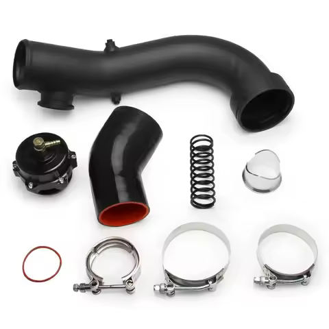 Car Intake Turbo Charge Pipe Kit With 50mm Blow Off Valve For BMW N54 E88 E90 E92 135i 335i Hard Int